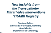 TRAMI Registry MitraClip Updates: Outcomes in Primary vs Secondary MR, the Learning Curve, and More
