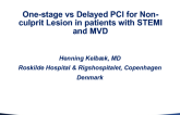 One-Stage vs Delayed PCI for Nonculprit Lesion in Patients With AMI and Multivessel Disease
