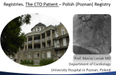 Poland Presents: The CTO Patient  Polish Registry