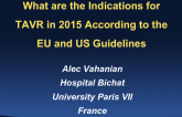 What Are the Indications for TAVR in 2015? According to the EU and US Guidelines