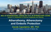 Atherotomy, Atherectomy, and Embolic Protection