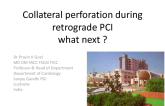 Leak in Collateral Vessel During Retrograde PCI