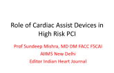 Role of Cardiac Assist Devices in Critically Sick Heart Failure Patients Needing During PCI