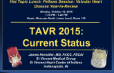TAVR 2015: Current Status