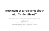 Treatment of Cardiogenic Shock With TandemHeart