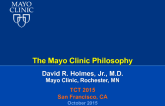 The Mayo Clinic Philosophy