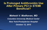 Is Prolonged Antithrombin Use After Primary PCI in STEMI Beneficial?