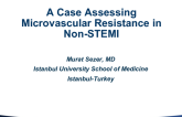 Turkey Presents: A Case Assessing Microvascular Resistance in Non-STEMI