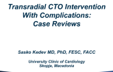 Transradial CTO Intervention With Complications: Case Reviews