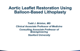 Percutaneous Aortic Valve Repair Technologies 3: Aortic Leaflet Restoration Using Balloon-Based Lithoplasty
