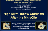 High Mitral Inflow Gradients After the First Clip