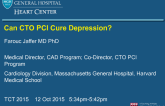 Can CTO PCI Cure Depression?