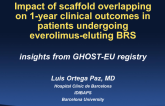 TCT 12: Impact of Overlap on Long-term Clinical Outcomes in Patients Undergoing Everolimus-Eluting Bioresorbable Vascular Scaffolds Implantation in Routine Clinical Practice  Insights From the European Multicenter GHOST-EU Registry