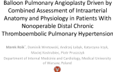 TCT 26: Balloon Pulmonary Angioplasty Driven by Combined Assessment of Intraarterial Anatomy and Physiology in Patients With Nonoperable Distal Chronic Thromboembolic Pulmonary Hypertension