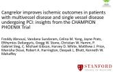 TCT 75: Cangrelor Improves Ischemic Outcomes in Patients With Multivessel Disease and Single Vessel Disease Undergoing PCI  Insights From the CHAMPION PHOENIX Trial