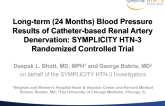 TCT 83: Long-term (24-Month) Blood Pressure Results of Catheter-Based Renal Artery Denervation  SYMPLICITY HTN-3 Randomized Controlled Trial