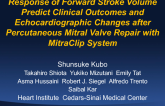 TCT 52: Response of Forward Stroke Volume Predicts Clinical Outcomes and Echocardiographic Changes After Percutaneous Mitral Valve Repair With MitraClip System