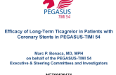 TCT 78: Efficacy of Long-term Ticagrelor in Stented Patients in PEGASUS-TIMI 54