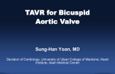 TCT 104: Clinical Outcomes of Transcatheter Aortic Valve Replacement for Bicuspid Aortic Valve Stenosis
