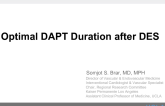 Optimal DAPT Duration After DES