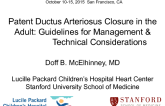 Patent Ductus Arteriosus Closure in the Adult: Guidelines for Management and Technical Considerations