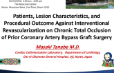 TCT 23: Patients, Lesion Characteristics, and Procedural Outcome Against Interventional Revascularization on Chronic Total Occlusion of Prior Coronary Artery Bypass Graft Surgery