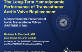 TCT 95: The Long-term Hemodynamic Performance of Transcatheter Aortic Valve Replacement  A Report From the PARTNER I Trial