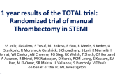 TOTAL: A Prospective Randomized Trial of Thrombus Aspiration in Patients With ST-Segment Elevation Myocardial Infarction - One-Year Outcomes