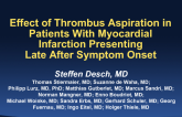 A Prospective Randomized Trial of Thrombus Aspiration in Patients With ST-Segment Elevation Myocardial Infarction Presenting Late After Symptom Onset