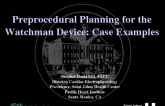 Preprocedural Planning for the Watchman Device: Case Examples