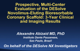 TCT 17: Prospective, Multicenter Evaluation of the DESolve Novolimus-Eluting Bioresorbable Coronary Scaffold  Imaging Outcomes and 3-Year Clinical and Imaging Results