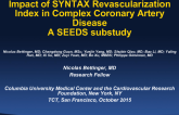 TCT 18: Impact of Incomplete Revascularization After Percutaneous Coronary Intervention as Assessed by the SYNTAX Revascularization Index in Complex Coronary Artery Disease  A SEEDS Substudy