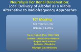 TCT 88: Transcatheter Perivascular Chemical Neurolysis to Produce Renal Denervation  Targeted, Local Delivery of Alcohol as a Viable Alternative to Radiofrequency Approaches