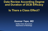 FIH Data Review Regarding Degree and Duration of DCB Efficacy in De Novo Lesions: Is There a Class Effect?