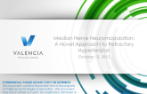 Median Nerve Neuromodulation: A Novel Approach to Refractory Hypertension (Valencia Technologies)