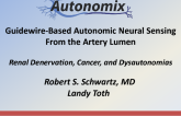Guidewire-Based Autonomic Neural Sensing From the Artery Lumen: Applications in Renal Denervation, Cancer, and Dysautonomias (Autonomix)