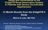 TCT 85: Safety and Performance of the EnligHTN Renal Denervation System in Patients With Severe Uncontrolled Hypertension  Twelve-Month Results From the EnligHTN II Study