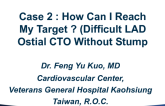 Case 2: How Can I Reach My Target? (Difficult LAD Ostial CTO Without Stump)