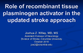 The Role of TPA in the Updated Stroke Approach