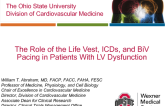 The Role of the Life Vest, ICDs, and BiV Pacing in Patients With LV Dysfunction
