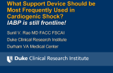Debate: What Support Device Should Most Frequently Be Used in Cardiogenic Shock? IABP Is Still Frontline!