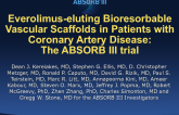 New Randomized Trial Data (1-Year Outcomes): ABSORB III (TCT Late-Breaking Clinical Trial Results and Beyond)