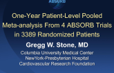 Featured Lecture: One-Year Patient-Level Pooled Meta-analysis From 4 ABSORB Trials in 3389 Randomized Patients