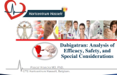 Dabigatran: Analysis of Efficacy, Safety, and Special Considerations (Including Reversal Agents)