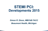 STEMI PCI: Developments in 2015