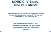 Nordic IV Study: One vs 2 Stents