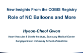 New Insights From the COBIS Registry: Role of NC Balloons and More