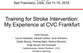 Training for Stroke Intervention 1: My Experience at CVC Frankfurt