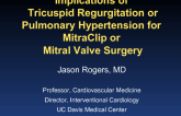 Implications of Tricuspid Regurgitation and/or Severe Pulmonary Hypertension in Patients Undergoing MV Surgery or MitraClip
