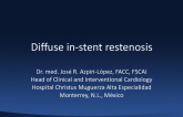 Mexico Presents: In-Stent Restenosis Treated With Atherectomy and Implantation of 3 Stents